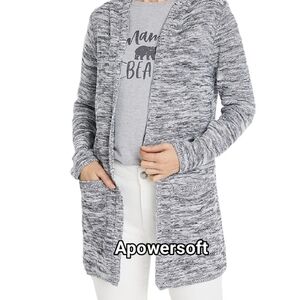 Gap Grey Space Dyed Cardigan